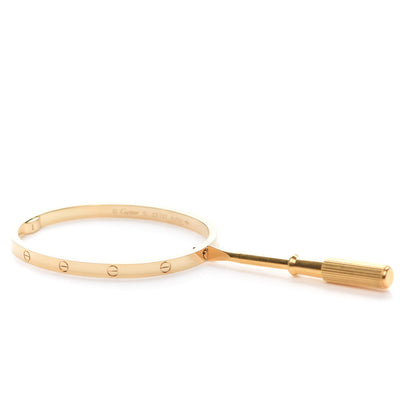 Cartier 18K Yellow Gold Small LOVE Bracelet 15 4 of 7