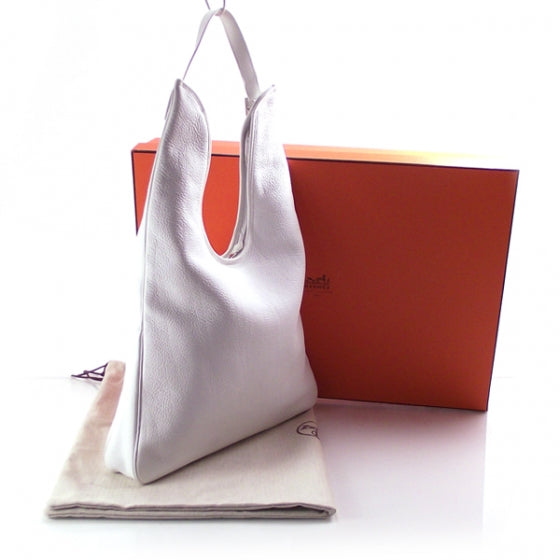 Leather Massai Cut White