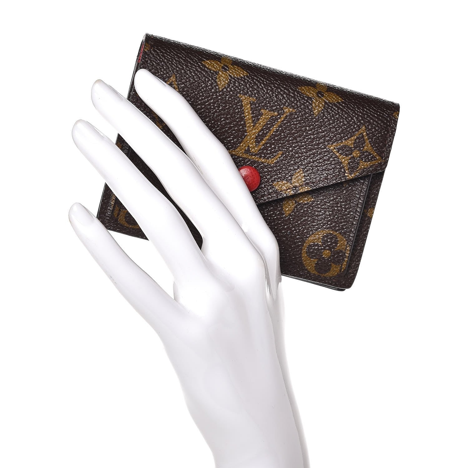Louis Vuitton Monogram Compact Marie Wallet Rouge 2 of 9