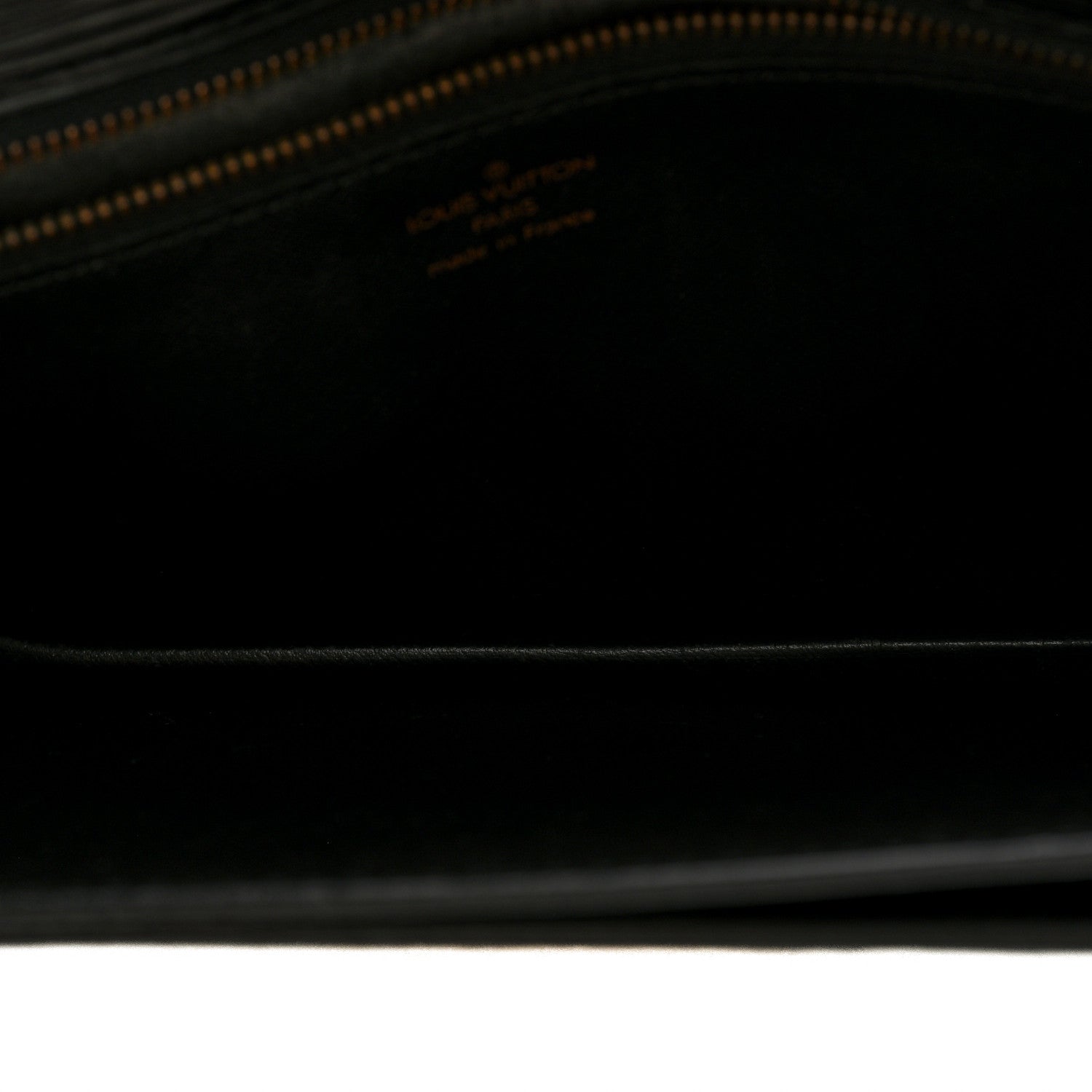 Louis Vuitton Epi Pochette Sellier Dragonne Clutch Black 5 of 6