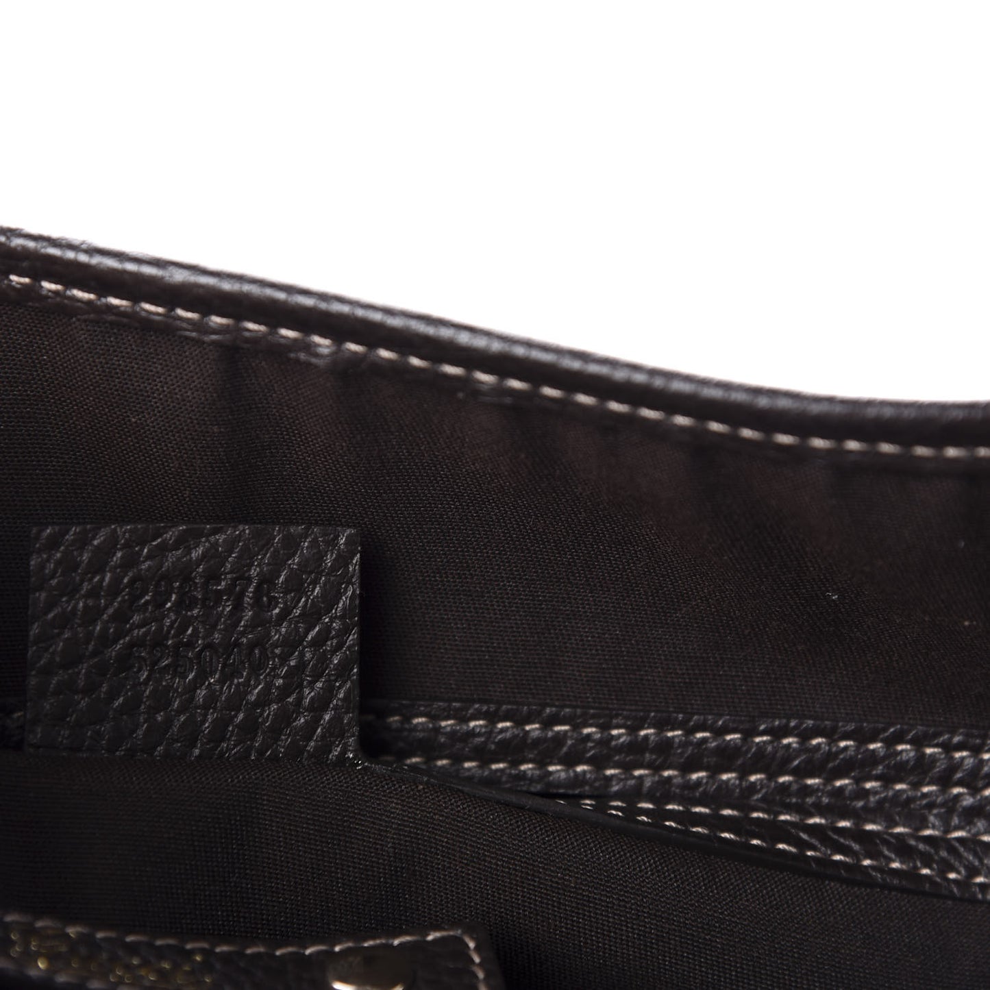 Crystal Monogram Medium Abbey Shoulder Bag Dark Brown