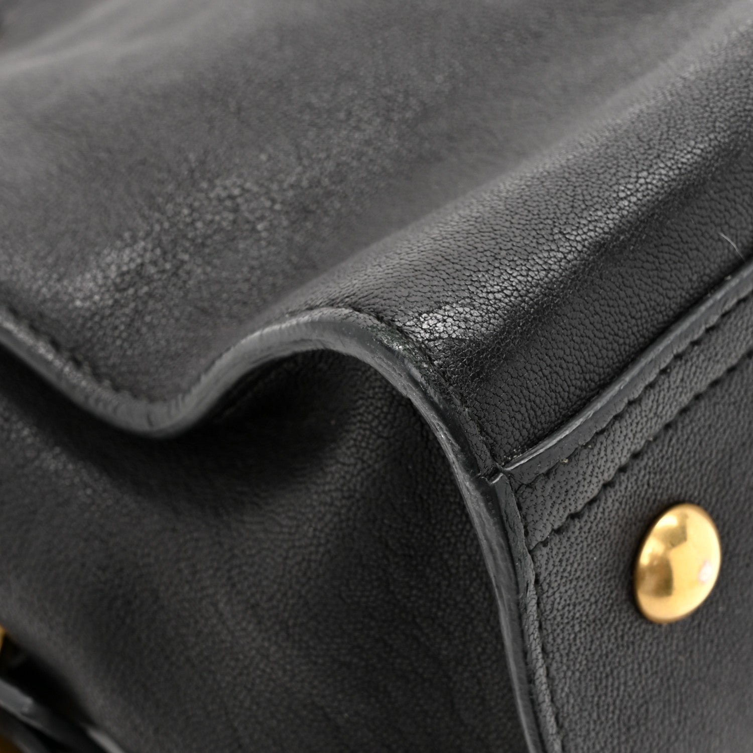 Saint Laurent Sheepskin Small Cabas Chyc Black 13 of 17