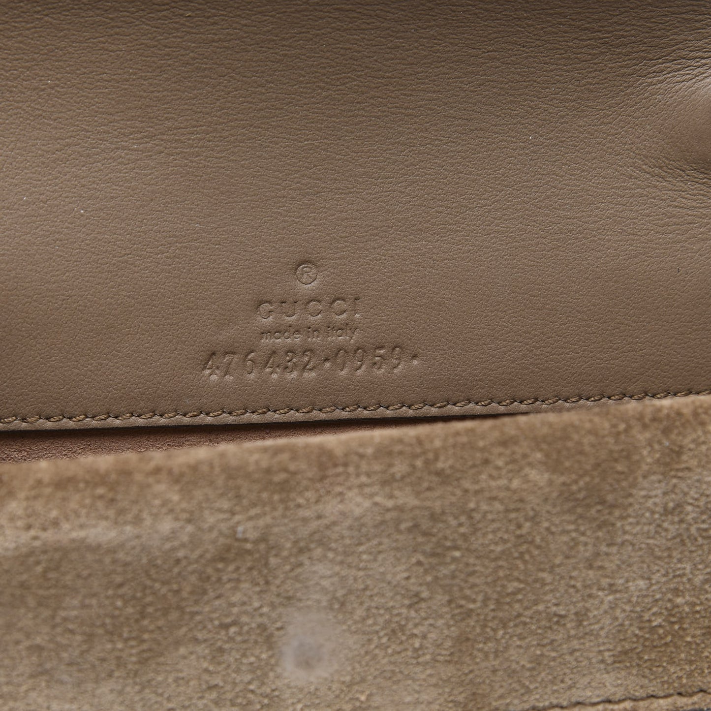 GG Supreme Monogram Super Mini Dionysus Shoulder Bag Taupe