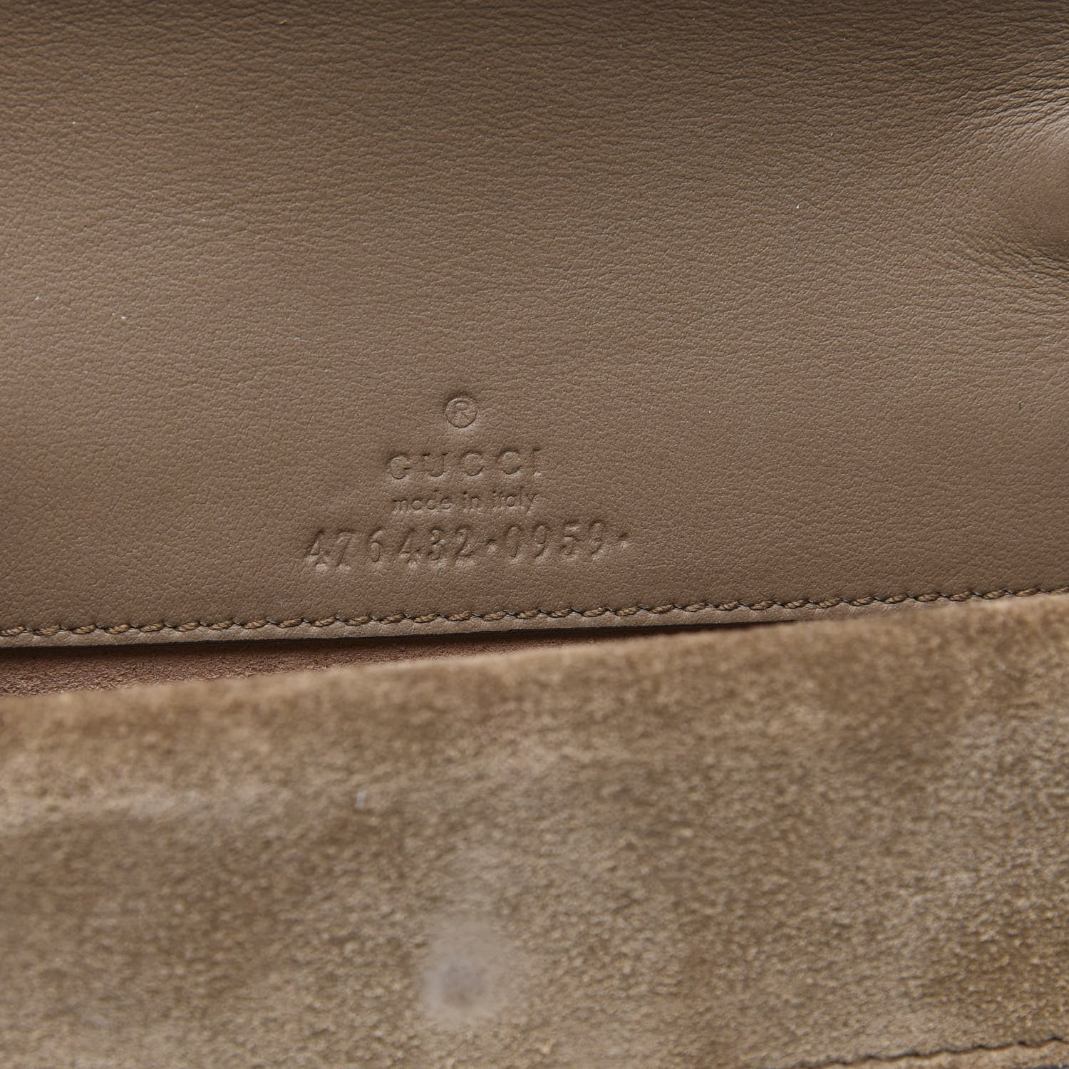 Gucci GG Supreme Monogram Super Mini Dionysus Shoulder Bag Taupe 5 of 11
