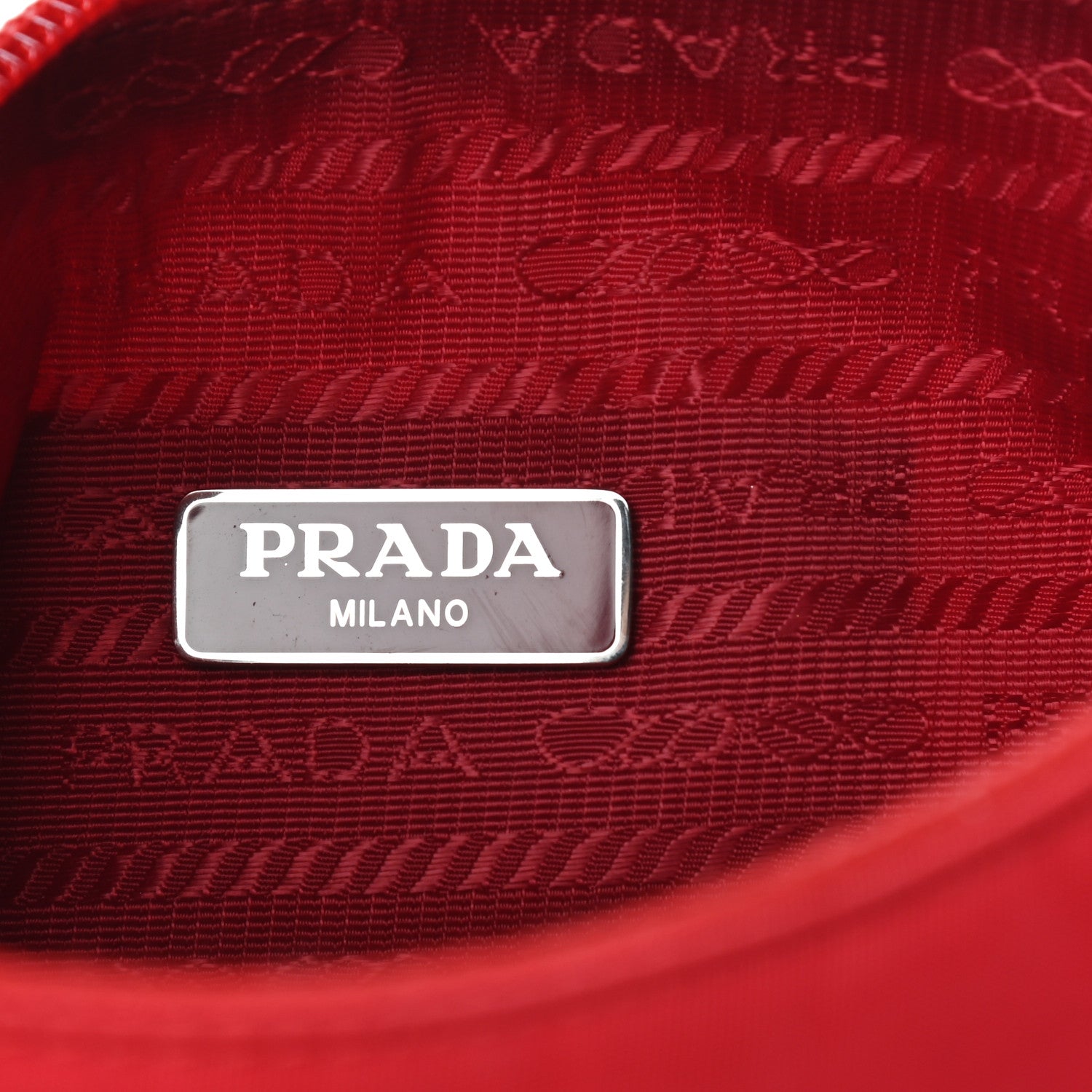 Prada Tessuto Nylon Mini Re-Edition 2000 Bag Rosso 6 of 9