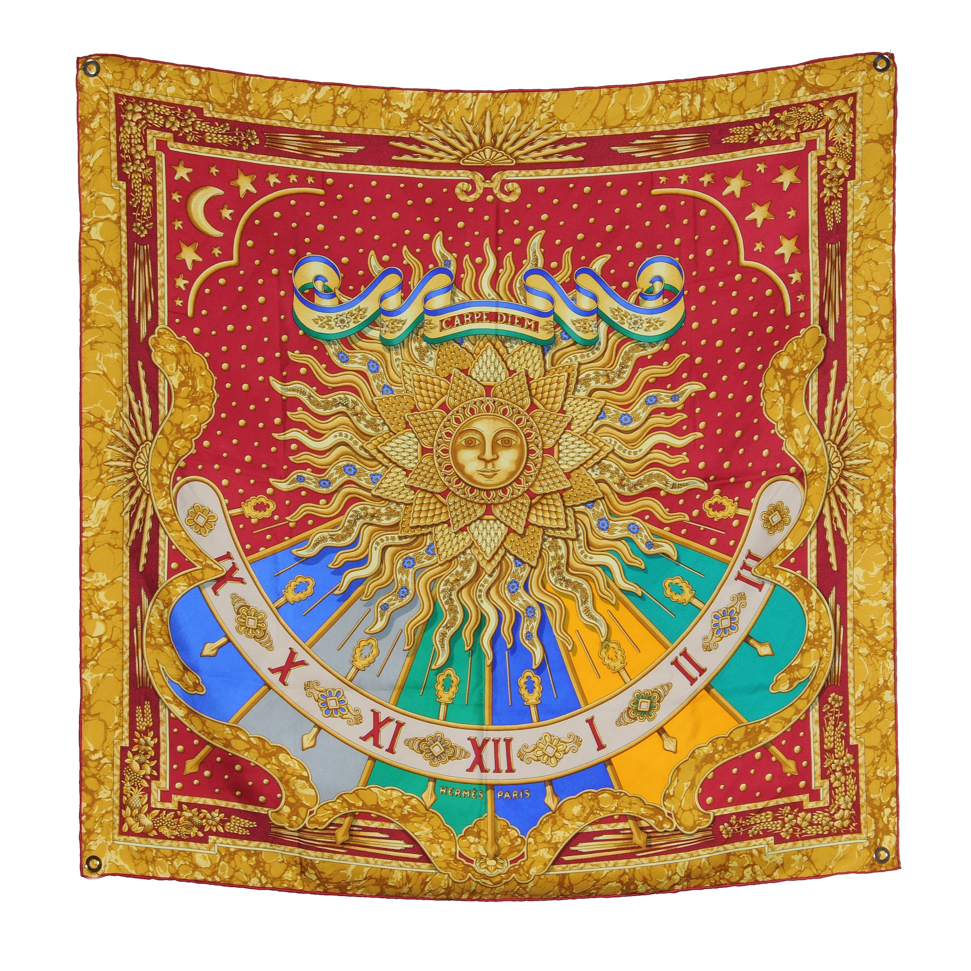 Hermes Silk Carpe Diem Scarf 90 3 of 5