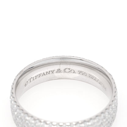Tiffany 18K White Gold Diamond Metro Five-Row Ring 47 4 4 of 4