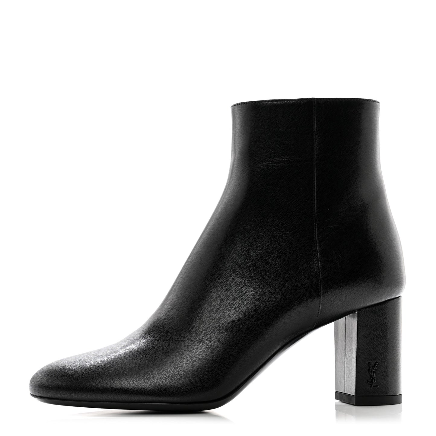 Nappa Vendome Loulou Ankle Zip Boot 36.5 Black