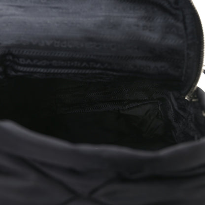 Prada Nylon Tessuto Impuntu Quilted Backpack Black 5 of 9