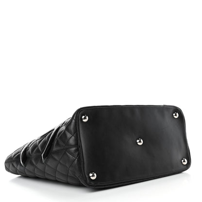 Chanel Calfskin Quilted Large Cambon Tote Black 3 of 4
