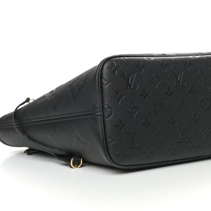 Louis Vuitton Empreinte Monogram Giant Neverfull MM Black 7 of 8