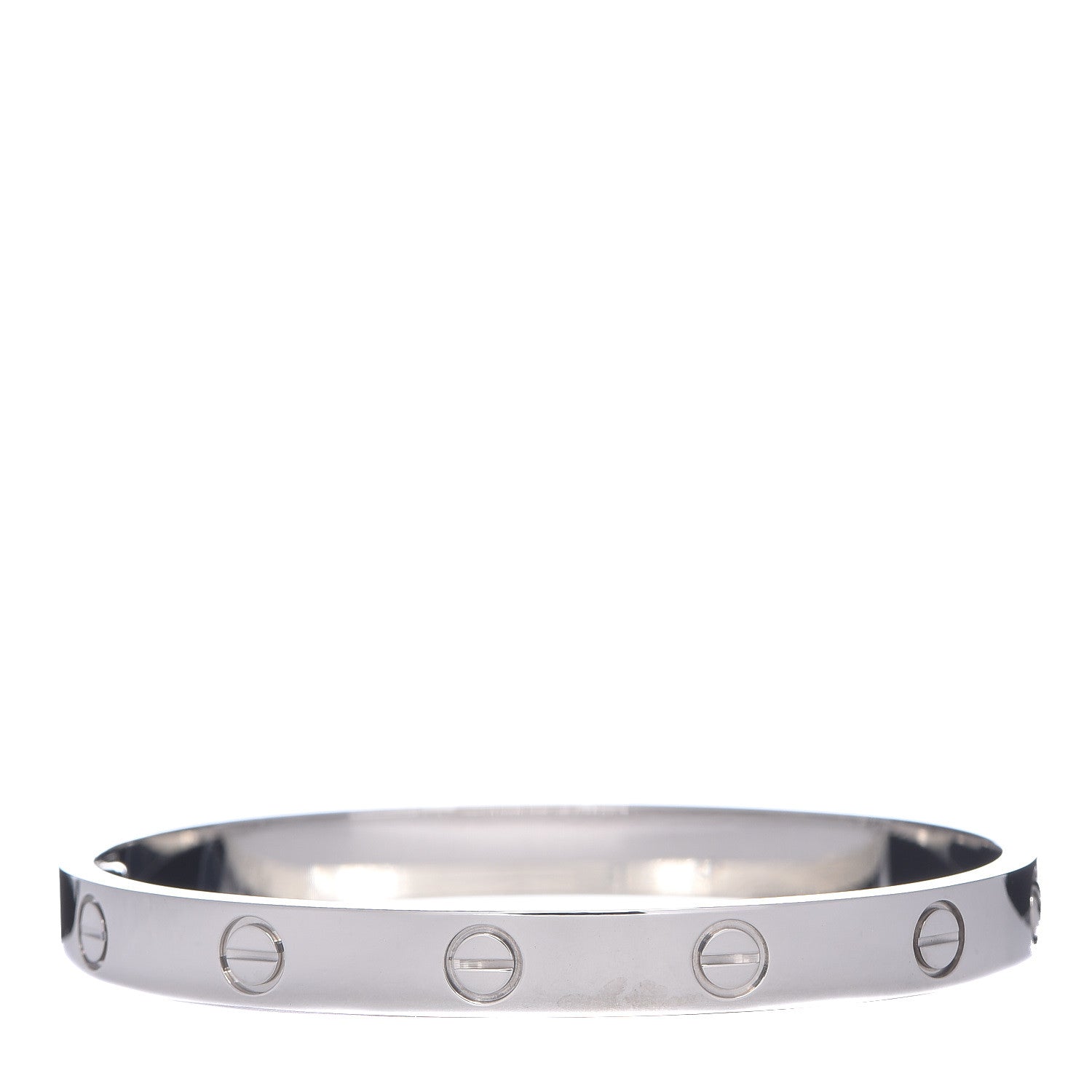 Cartier 18K White Gold LOVE Bracelet 16 3 of 5