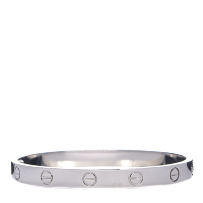 Cartier 18K White Gold LOVE Bracelet 16 3 of 5