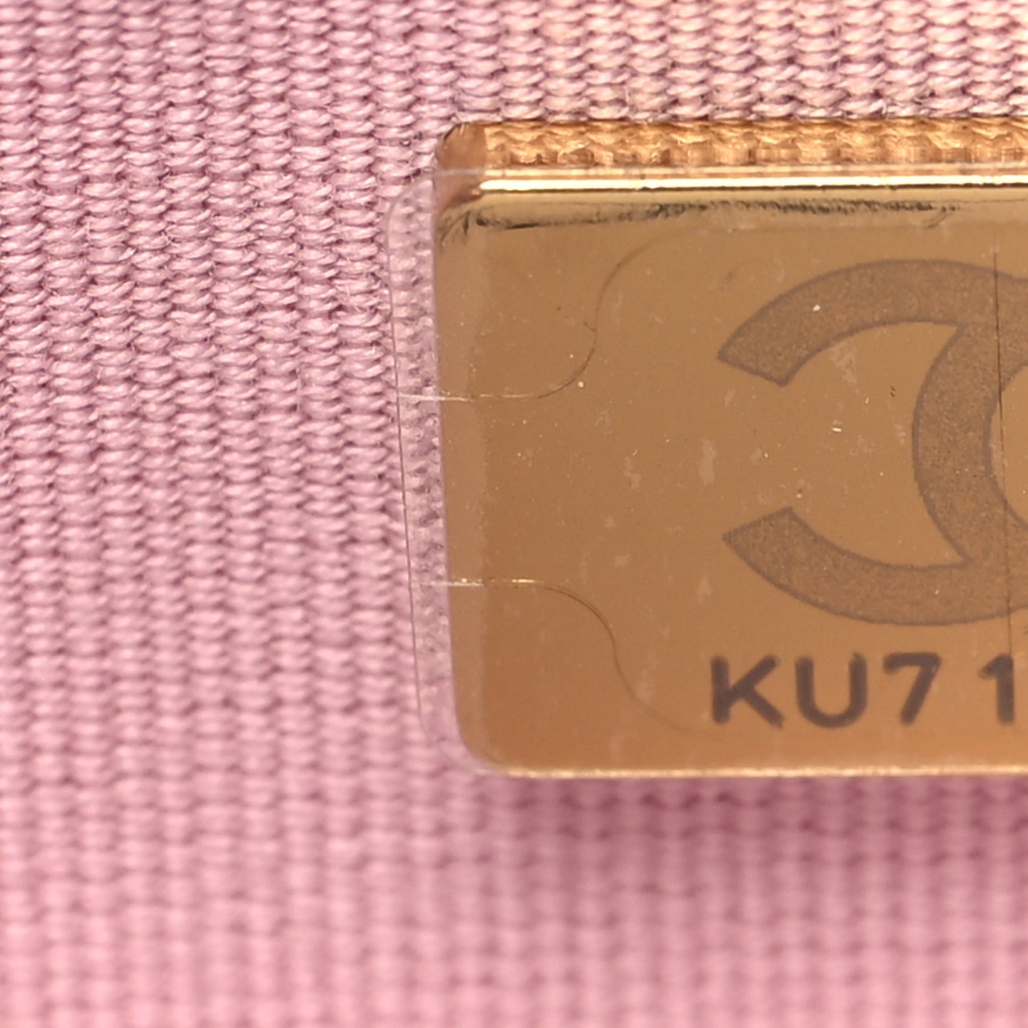 Lambskin Quilted Pearl Top Handle Wallet On Chain WOC Light Pink