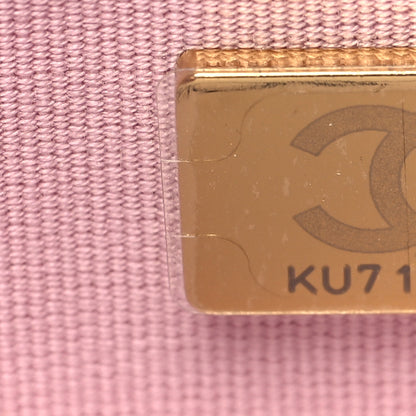 Chanel Lambskin Quilted Pearl Top Handle Wallet On Chain WOC Light Pink 8 of 11