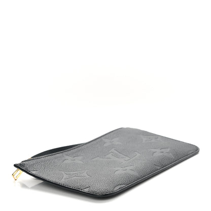 Louis Vuitton Empreinte Monogram Giant Neverfull MM Pochette Black 5 of 7