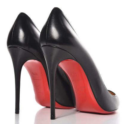 Christian Louboutin Shiny Nappa Pigalle Follies 100 Pumps 37.5 Black 4 of 10