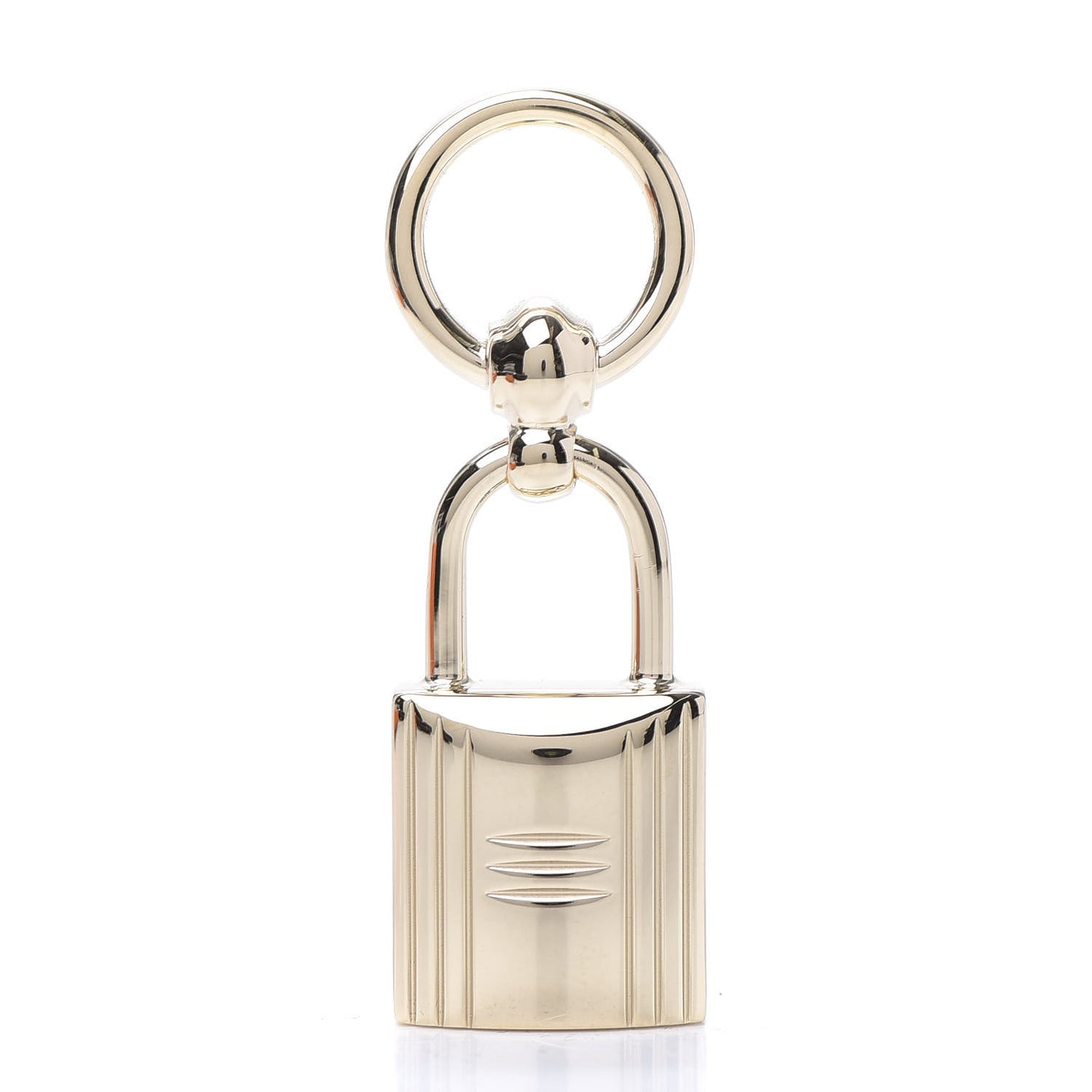 Permabrass Mini Loop Charms Cadenas Scarf Ring Gold