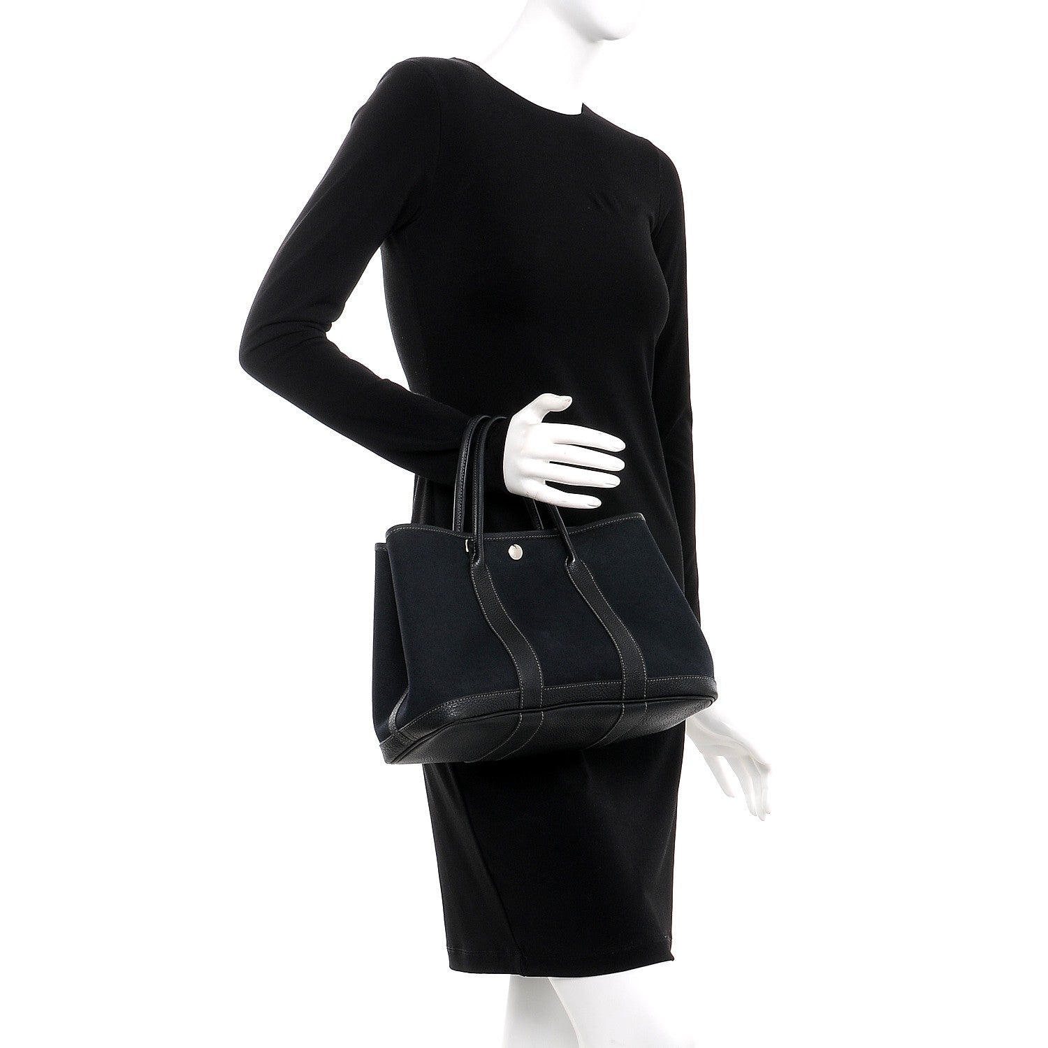 Hermes Toile Negonda Garden Party 30 TPM Black 2 of 11