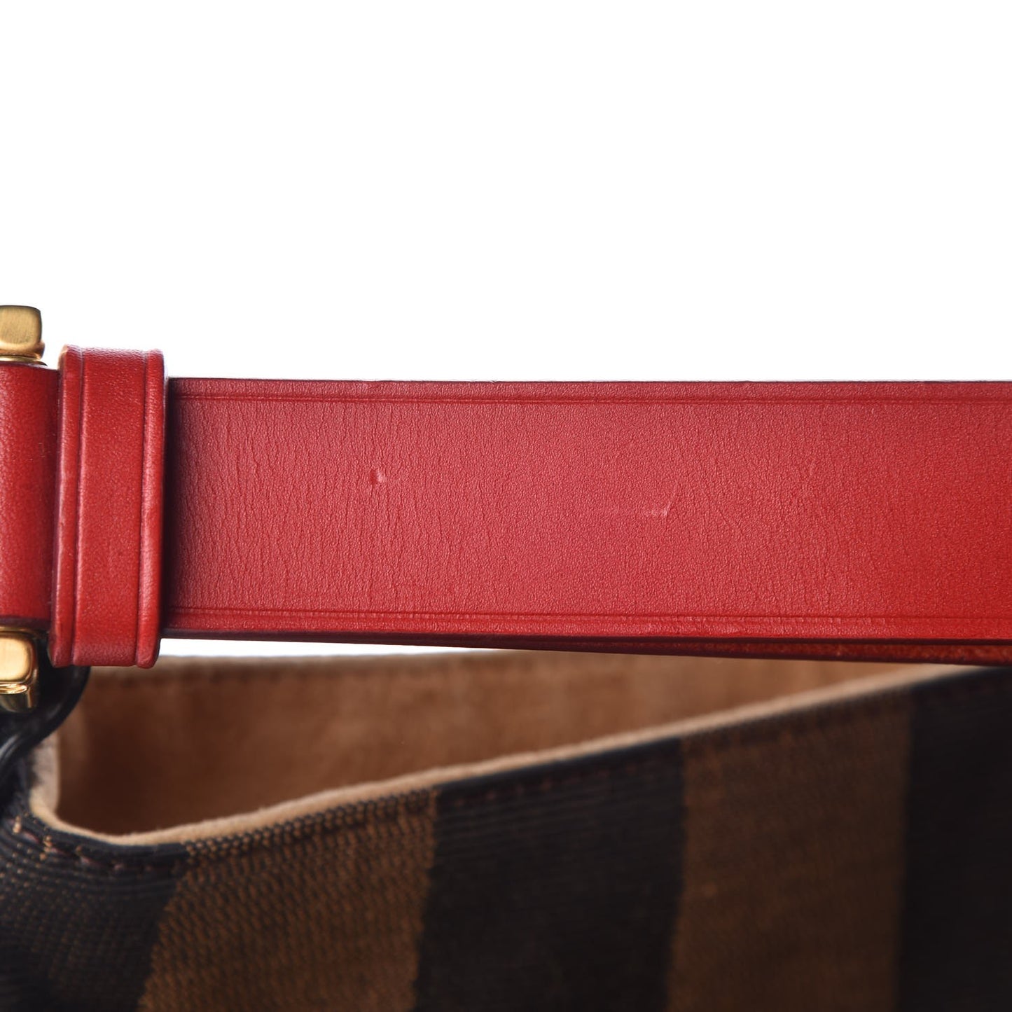 Pequin Cuoio Vegetale Large Hobo Tobacco Rosso Black
