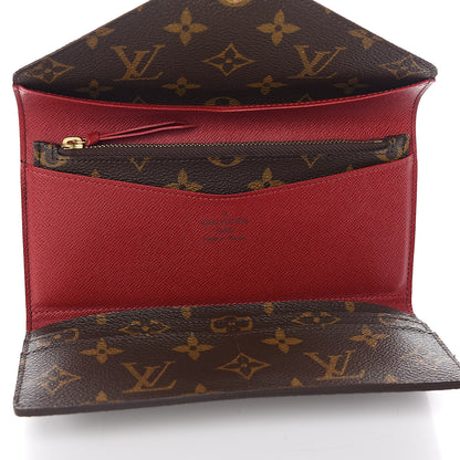 Louis Vuitton Monogram Josephine Wallet Red 5 of 8