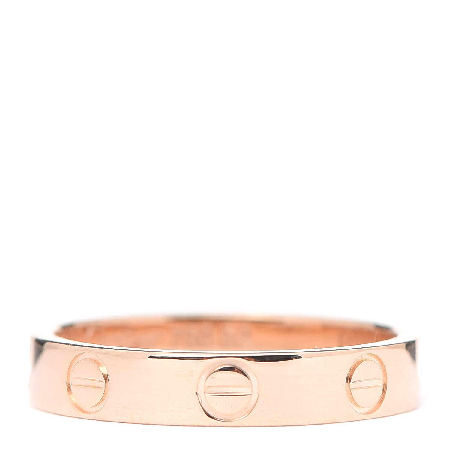 Cartier 18K Pink Gold 3.5mm LOVE Wedding Band Ring 52 6 1 of 4