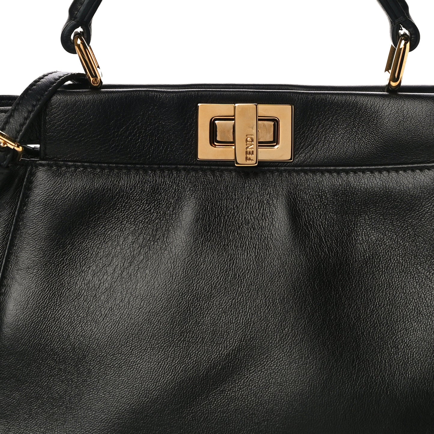 Nappa Mini Peekaboo Iconic Satchel Black