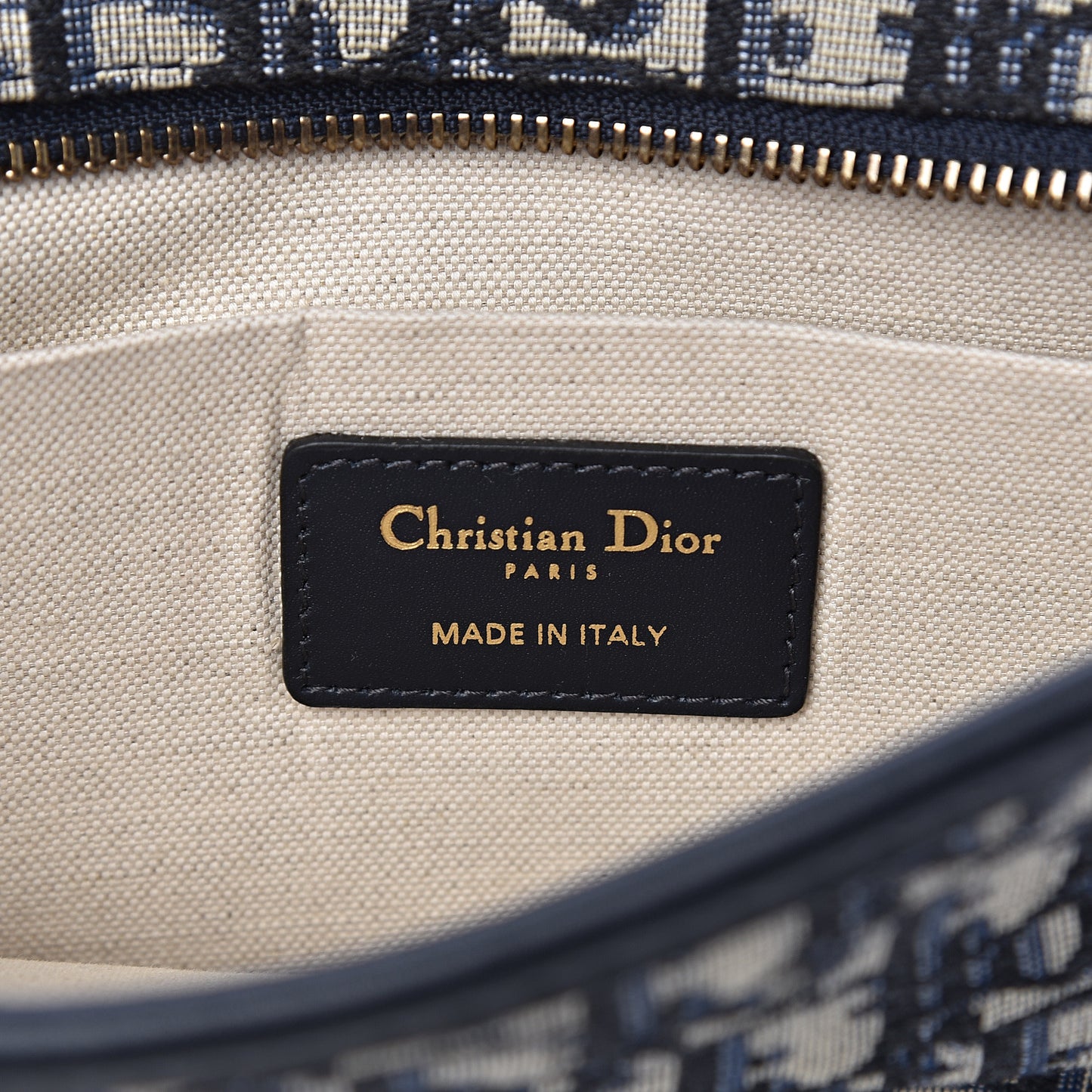 Oblique Diorquake Clutch Blue