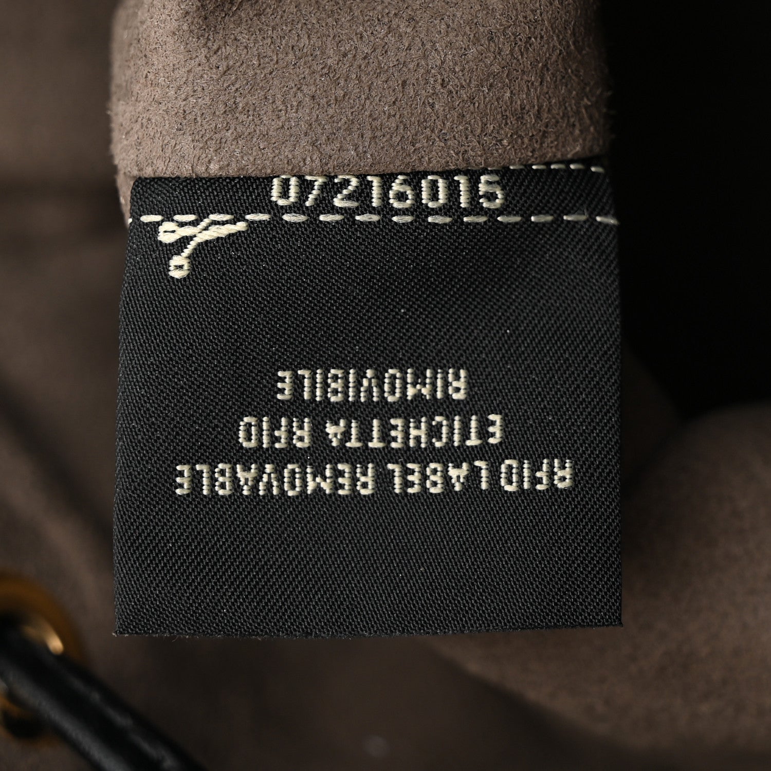 Fendi Vitello Liberty F is Fendi FF 1974 Embossed Mini Mon Tresor Bucket Bag Black 8 of 16