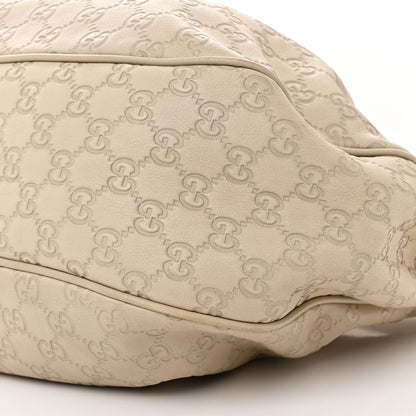 Gucci Guccissima Medium Sukey Hobo Off White 10 of 15
