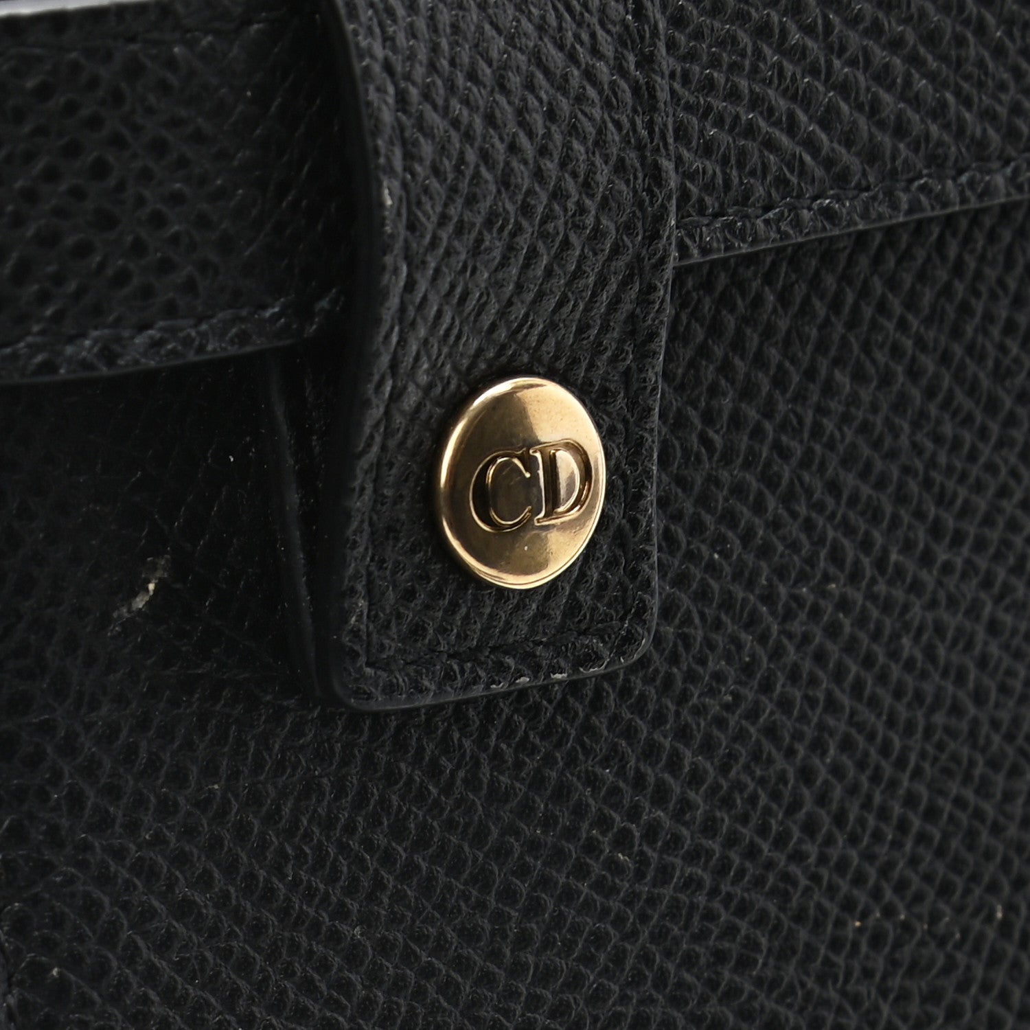Christian Dior Grained Calfskin Saddle Belt Bag Black 8 of 9