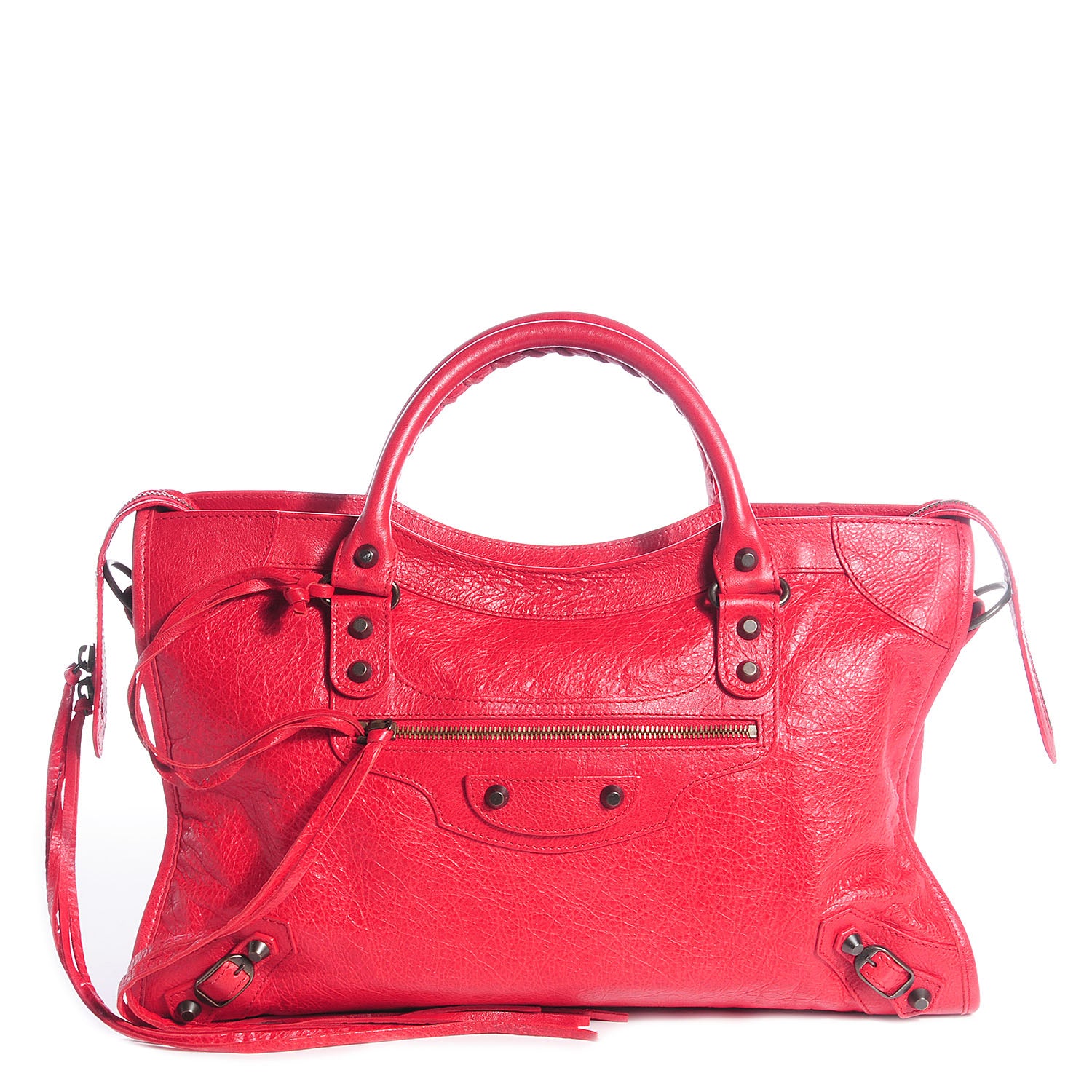Balenciaga Agneau Classic Hardware City Coquelicot 1 of 14