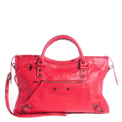 Balenciaga Agneau Classic Hardware City Coquelicot 1 of 14