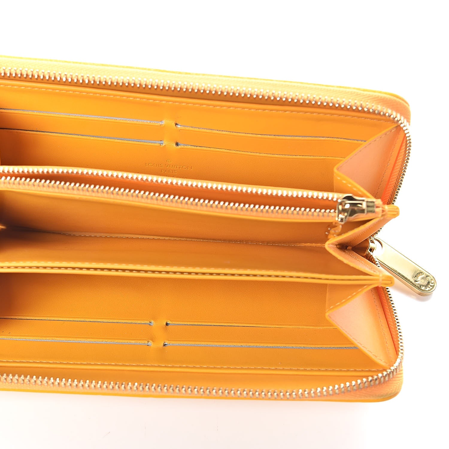 Louis Vuitton Vernis Zippy Wallet Jaune Passion 5 of 8