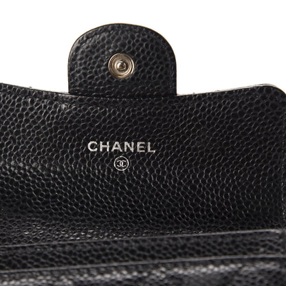 Chanel Caviar Quilted Flap Card Holder Black 6 of 8