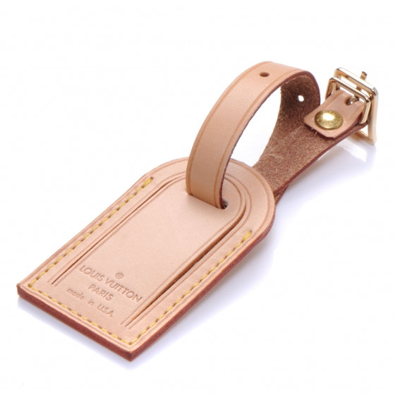Vachetta Leather Luggage Tag