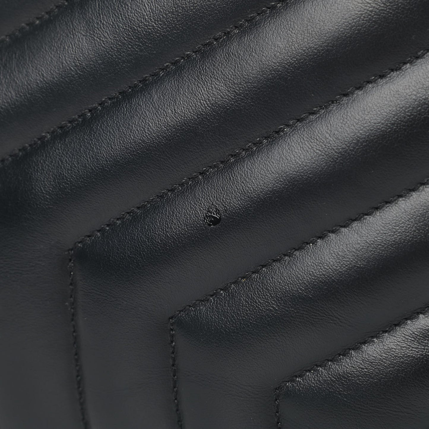 Calfskin Y Quilted Monogram Medium Loulou Chain Satchel Black