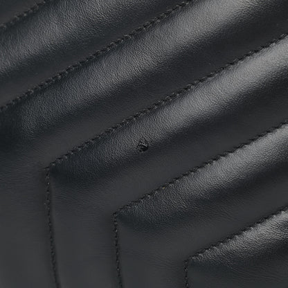Saint Laurent Calfskin Y Quilted Monogram Medium Loulou Chain Satchel Black 5 of 5