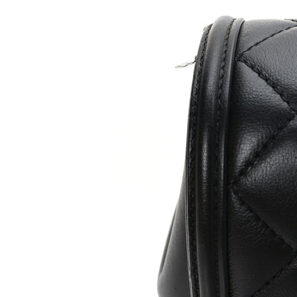 Chanel Lambskin Quilted Medium CC Filigree Flap Black 10 of 10