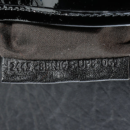 Fendi Nappa Patent B Bag Black 8 of 8