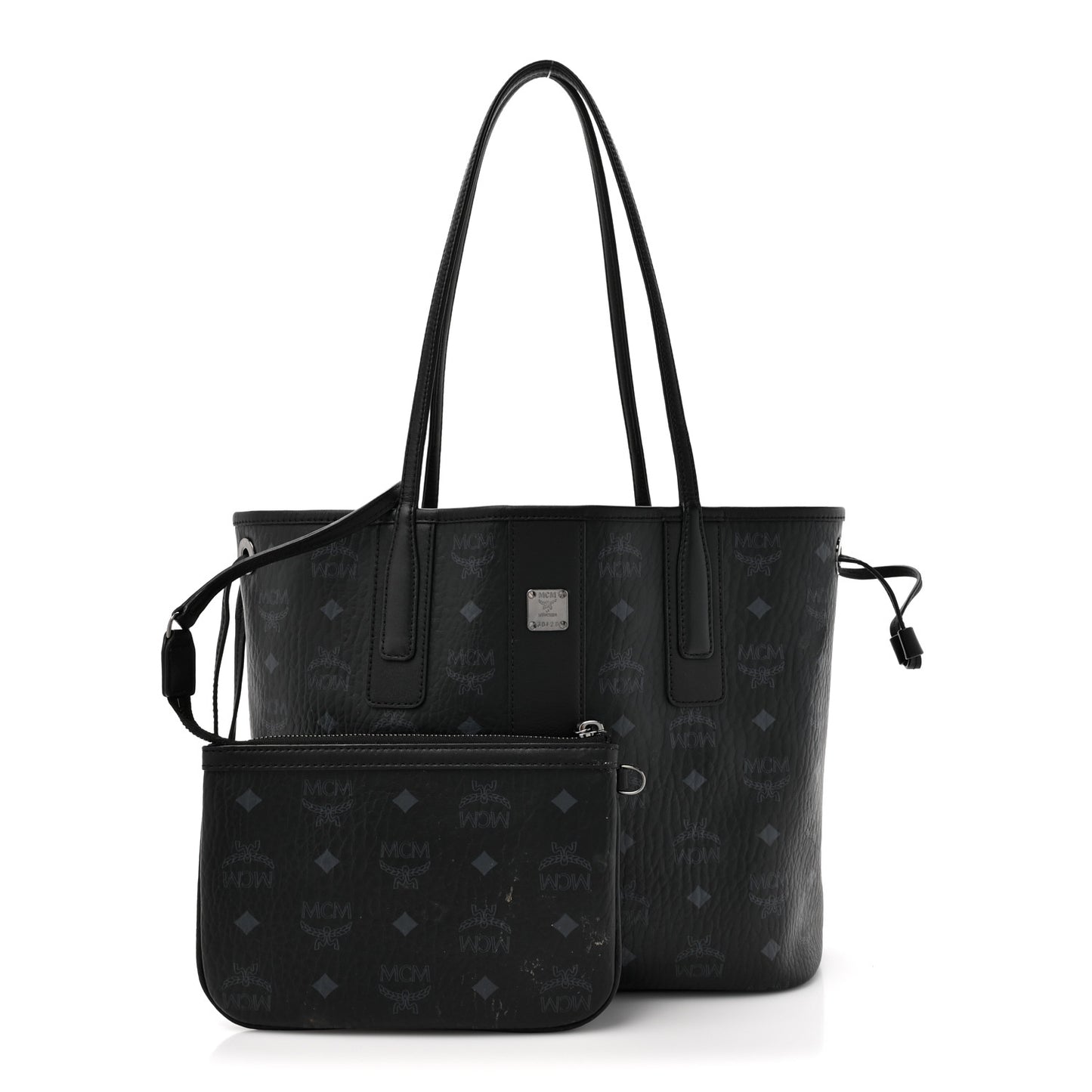 Visetos Small Liz Reversible Shopper Tote Black