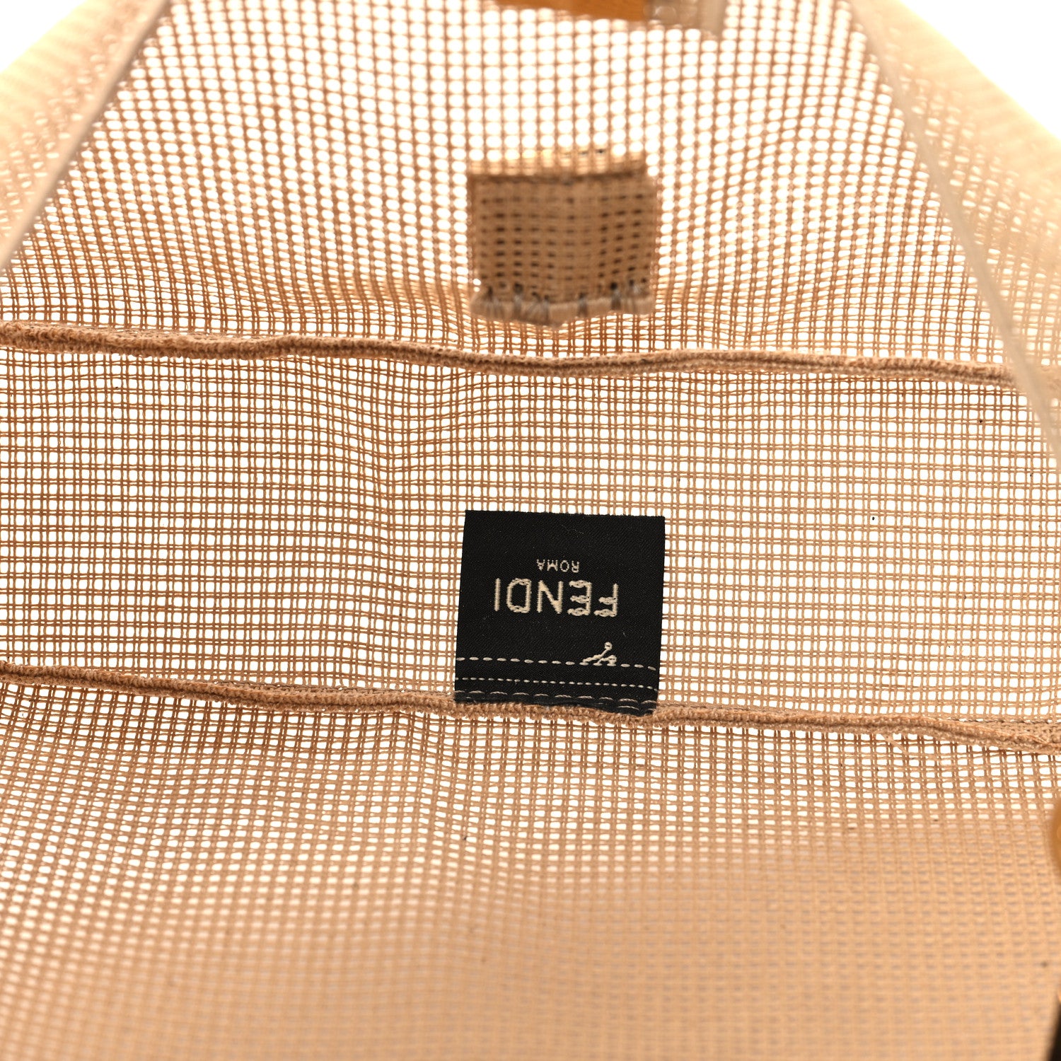 Fendi Cotton Lambskin Baguette With Embroidery Kit Naturale 5 of 11