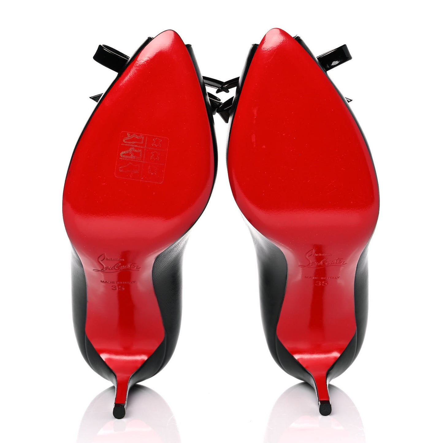 Kid Patent Tibunodo 85 Pumps 35 Black Red
