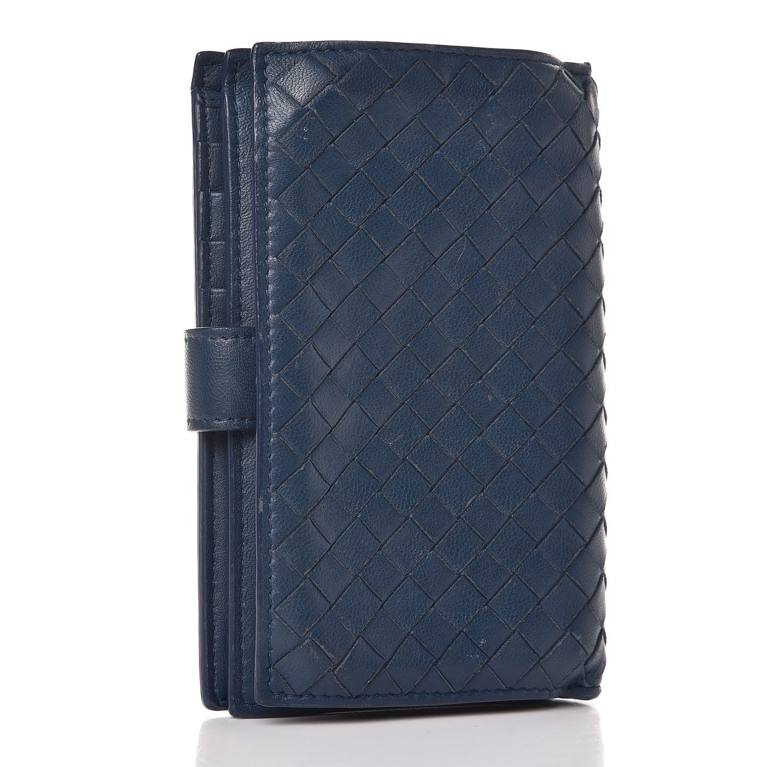 Bottega Veneta Nappa Intrecciato Continental Wallet Baltic Blue 3 of 10