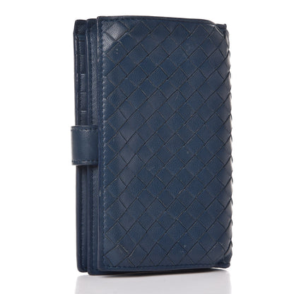 Bottega Veneta Nappa Intrecciato Continental Wallet Baltic Blue 3 of 10