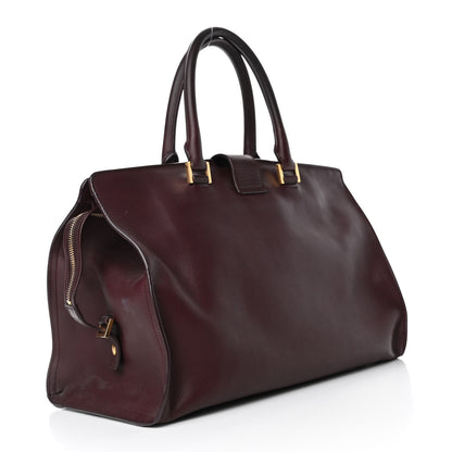 Saint Laurent Calfskin Medium Classic Y Cabas Bordeaux 2 of 6