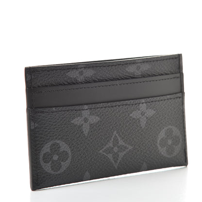 Louis Vuitton Monogram Eclipse Porte-Cartes Double Card Holder 3 of 8