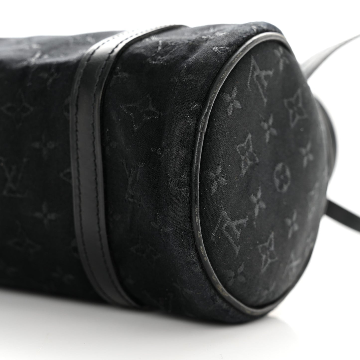 Satin Monogram Mini Papillon Black