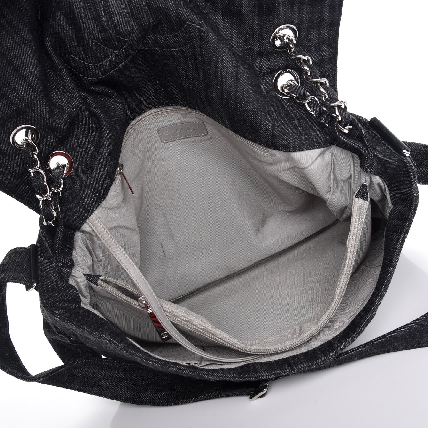 Denim Quilted Stretch Spirit Messenger Bag