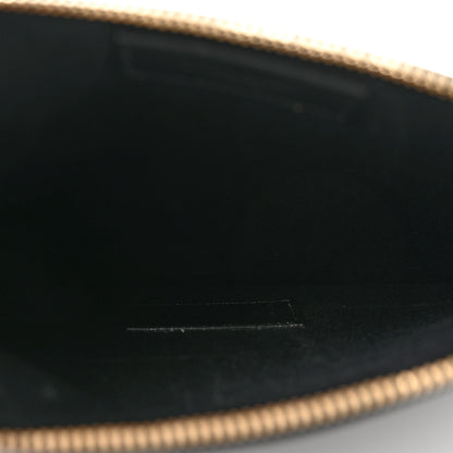 Saint Laurent Calfskin Medium Zip Clutch Black 5 of 7